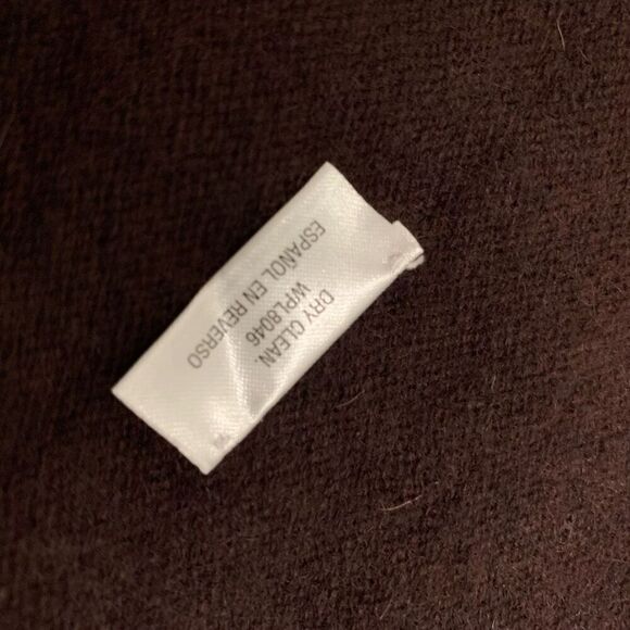 Charter Club Luxury Sz M 100% cashmere colorblock open drape cardigan sweater - Picture 4 of 8